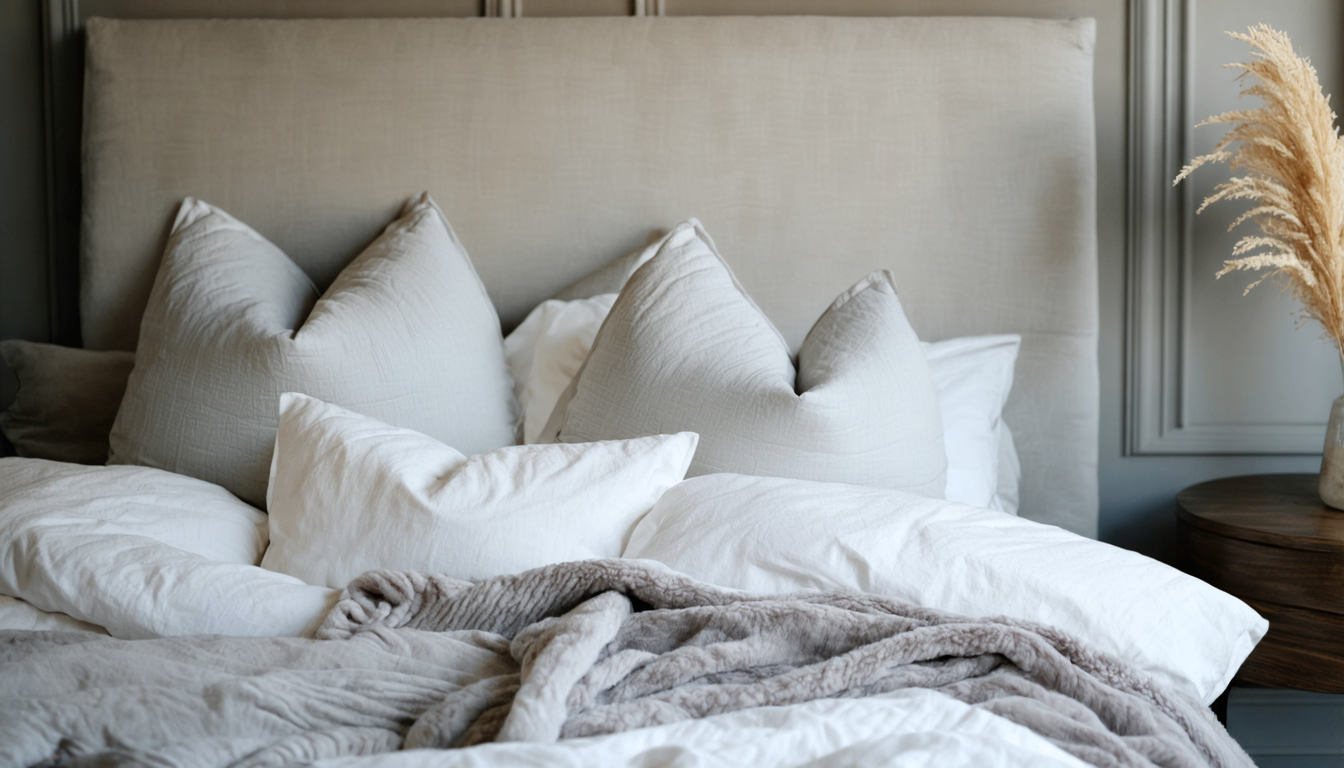 discover how the chic trend of luxury hotels, with their sheets in elegant colors, transforms our rooms this winter for a warm and refined atmosphere.