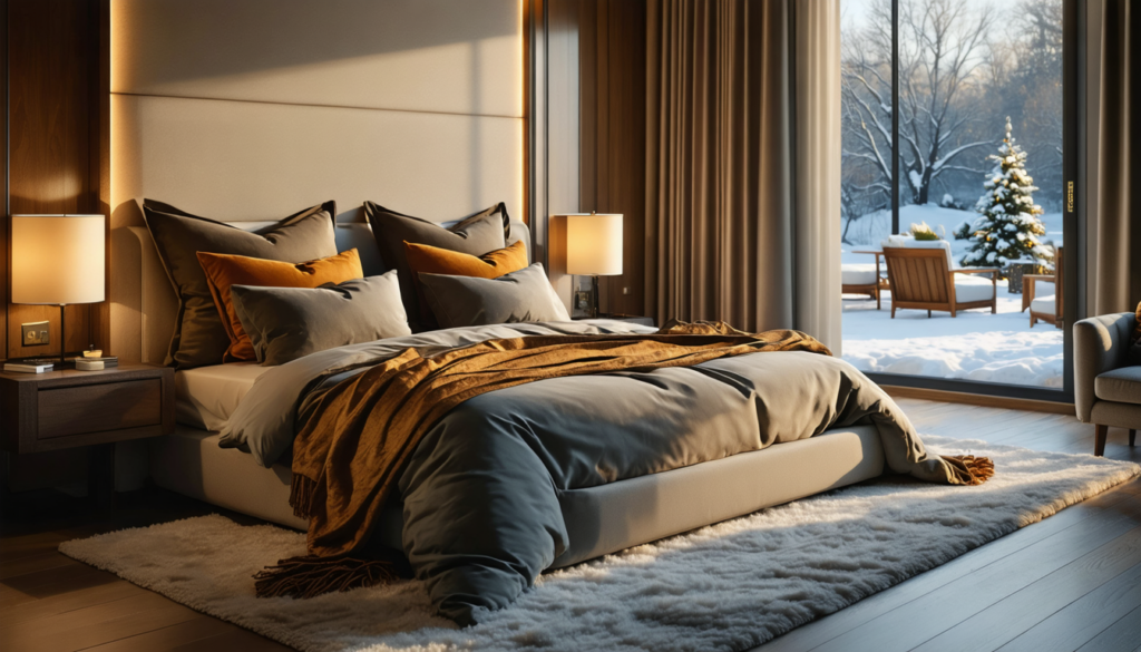 découvrez comment la tendance chic des hôtels de luxe, avec des draps aux couleurs élégantes, transforme nos chambres cet hiver pour une ambiance chaleureuse et raffinée.