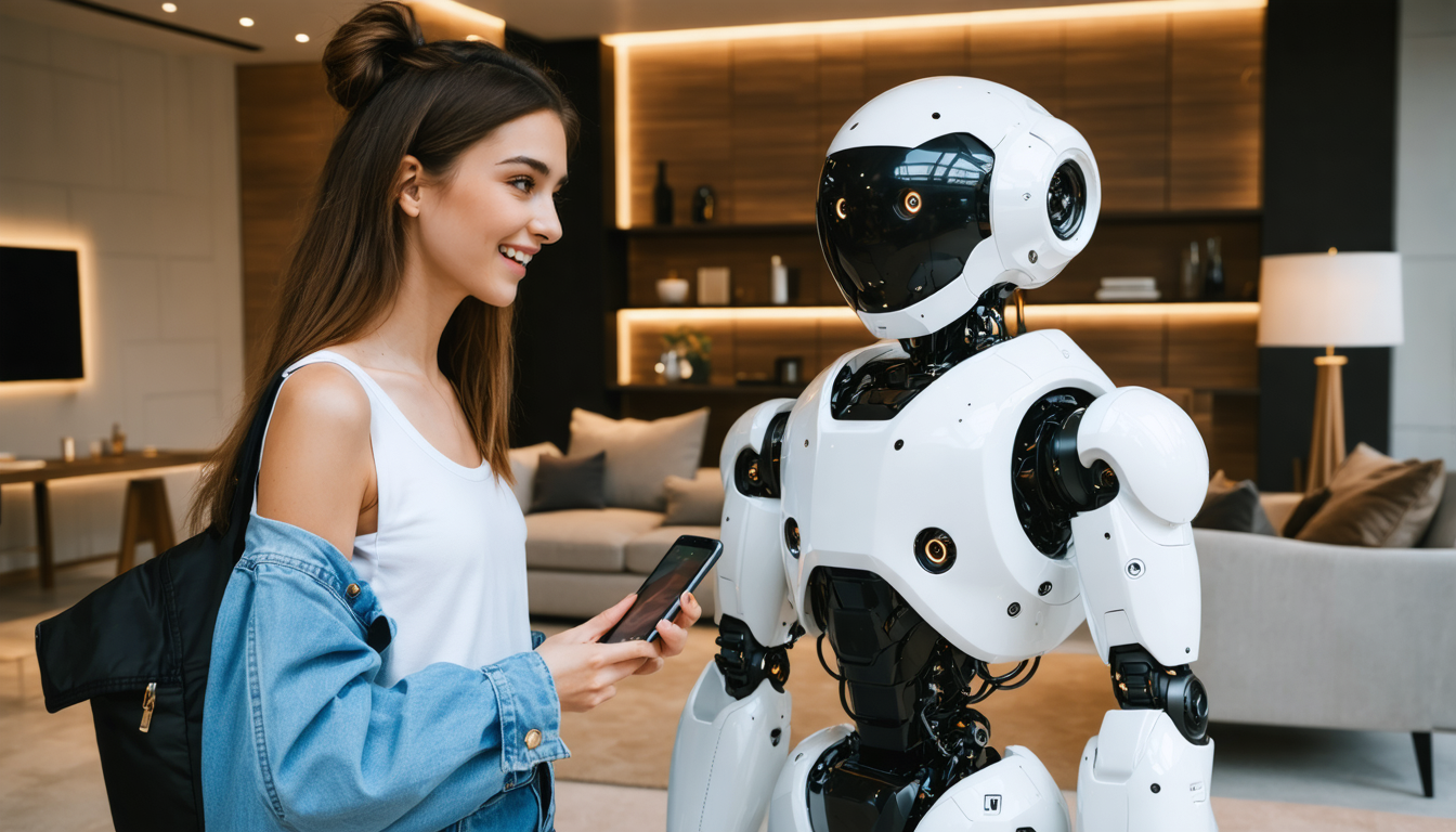 जानें इस इन्फ्लुएंसर के अनूठे अनुभव के बारे में जो 1400 डॉलर प्रतिदिन खर्च कर एक ह्यूमनॉइड रोबोट किराए पर लेता है। यह एक भविष्यवादी और चौंकाने वाला सफर है जो सवाल उठाता है: क्या यह वाकई सार्थक है?