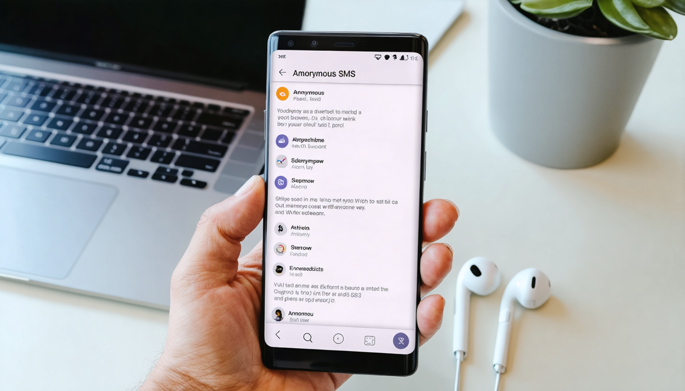 découvrez comment envoyer un sms anonyme depuis un téléphone android grâce à notre guide pratique étape par étape, simple et rapide.