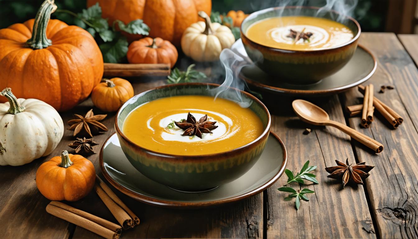 découvrez comment savourer les soirées fraîches avec des veloutés d'automne aux courges et des astuces bien dosées pour réchauffer vos papilles délicatement.