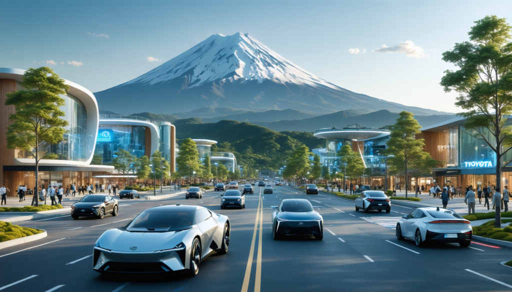 explorez la première ville robotique de toyota au pied du mont fuji et découvrez toutes les innovations technologiques révolutionnaires présentées dans ce projet unique.