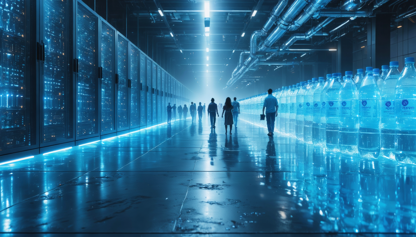 découvrez comment, en 2025, la consommation d'eau par l'intelligence artificielle dépassera celle des bouteilles d'eau utilisées mondialement par les humains, et les implications environnementales majeures de cette révolution technologique.