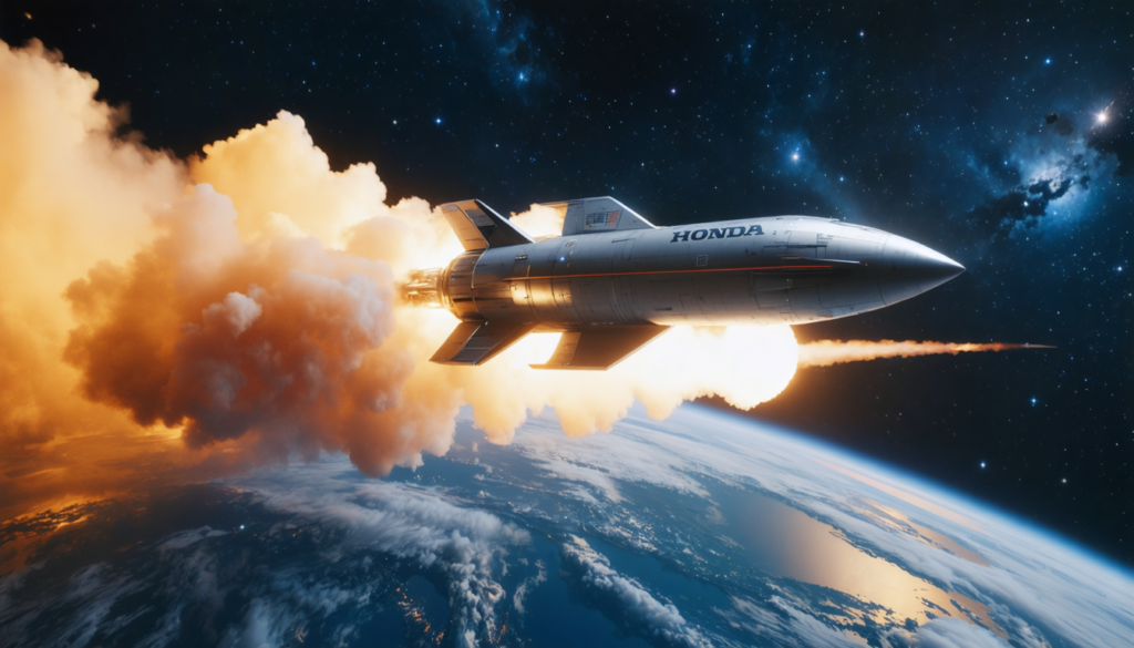 découvrez comment honda révolutionne l&#039;exploration spatiale avec sa fusée innovante, marquant une étape historique dans l&#039;aérospatiale.