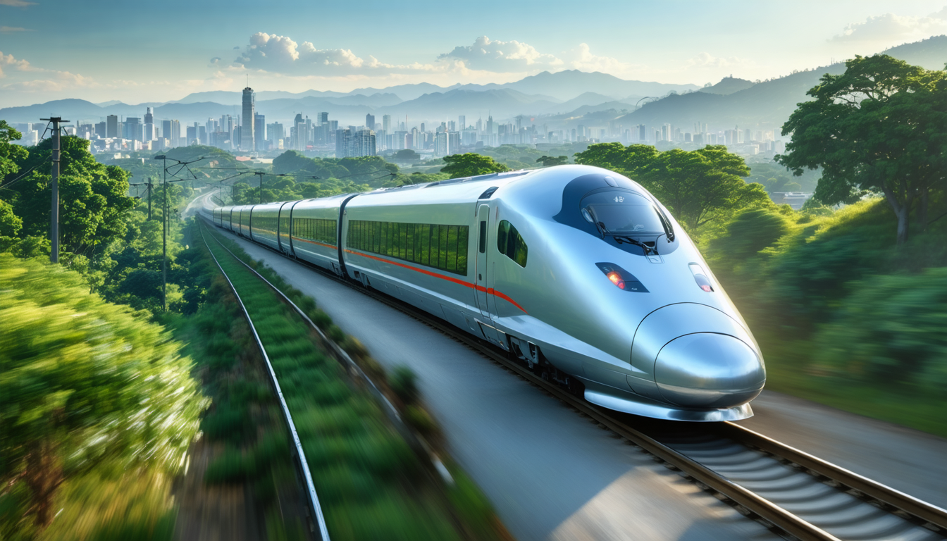 découvrez le train ultra-rapide qui transformera les déplacements en amérique du sud en reliant deux grandes métropoles en seulement 90 minutes, alliant innovation et rapidité.