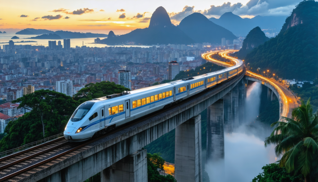 découvrez le train ultra-rapide qui transformera les déplacements en amérique du sud en reliant les deux principales métropoles en seulement 90 minutes, alliant vitesse, innovation et confort.