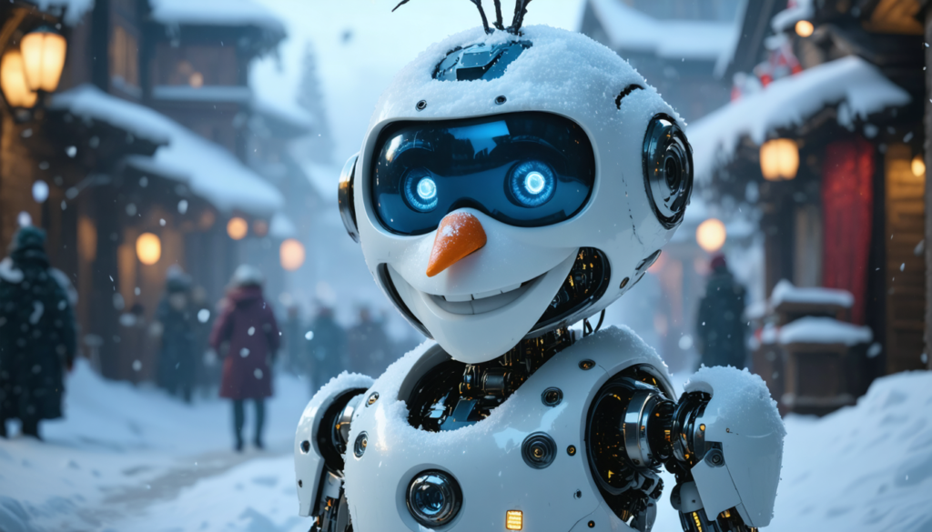 Olaf se transforme en robot : entre fascination et frissons