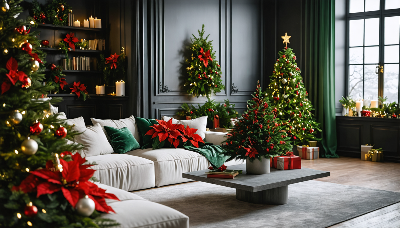 discover 5 elegant plants to enhance your Christmas decoration with originality, leaving aside the traditional poinsettia.