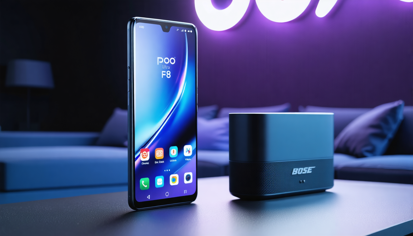 découvrez le poco f8 ultra, un smartphone puissant équipé de la puce android la plus performante et d'un son signé bose, prêt à rivaliser avec samsung.