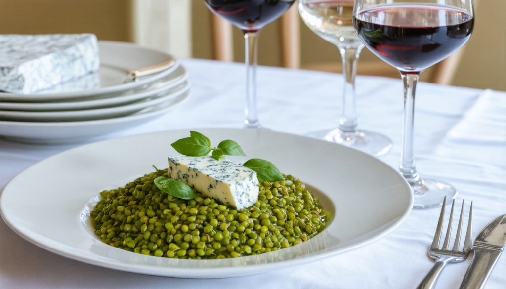 Lentil Salad with Bleu d’Auvergne: a bold flavor marriage and surprising elegance