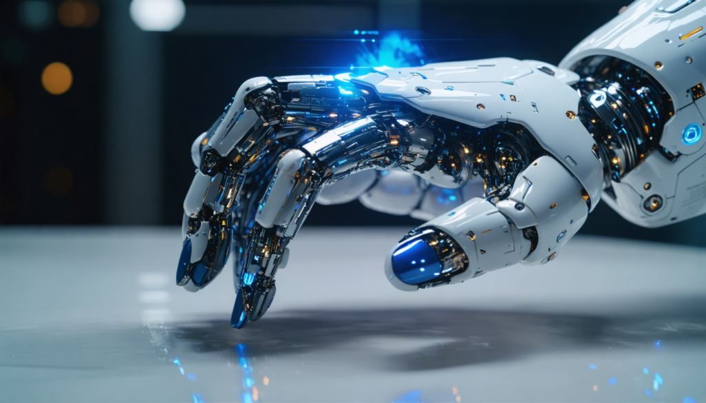 A sensitive robotic hand thanks to AI: the tactile revolution of the future