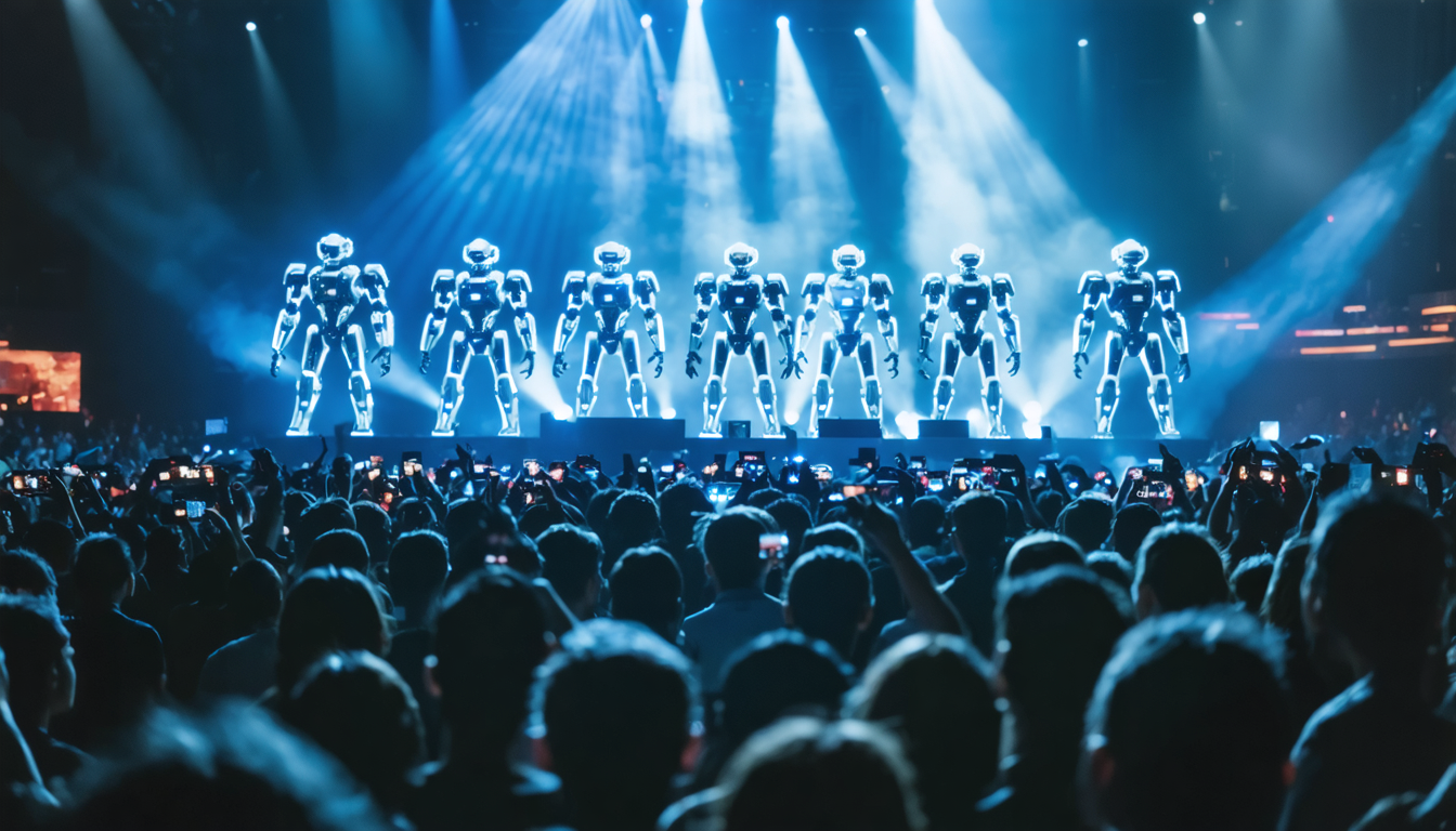 découvrez comment des robots chinois ont captivé le public avec une danse électrisante lors d'un concert spectaculaire. une performance technologique et artistique innovante à ne pas manquer !