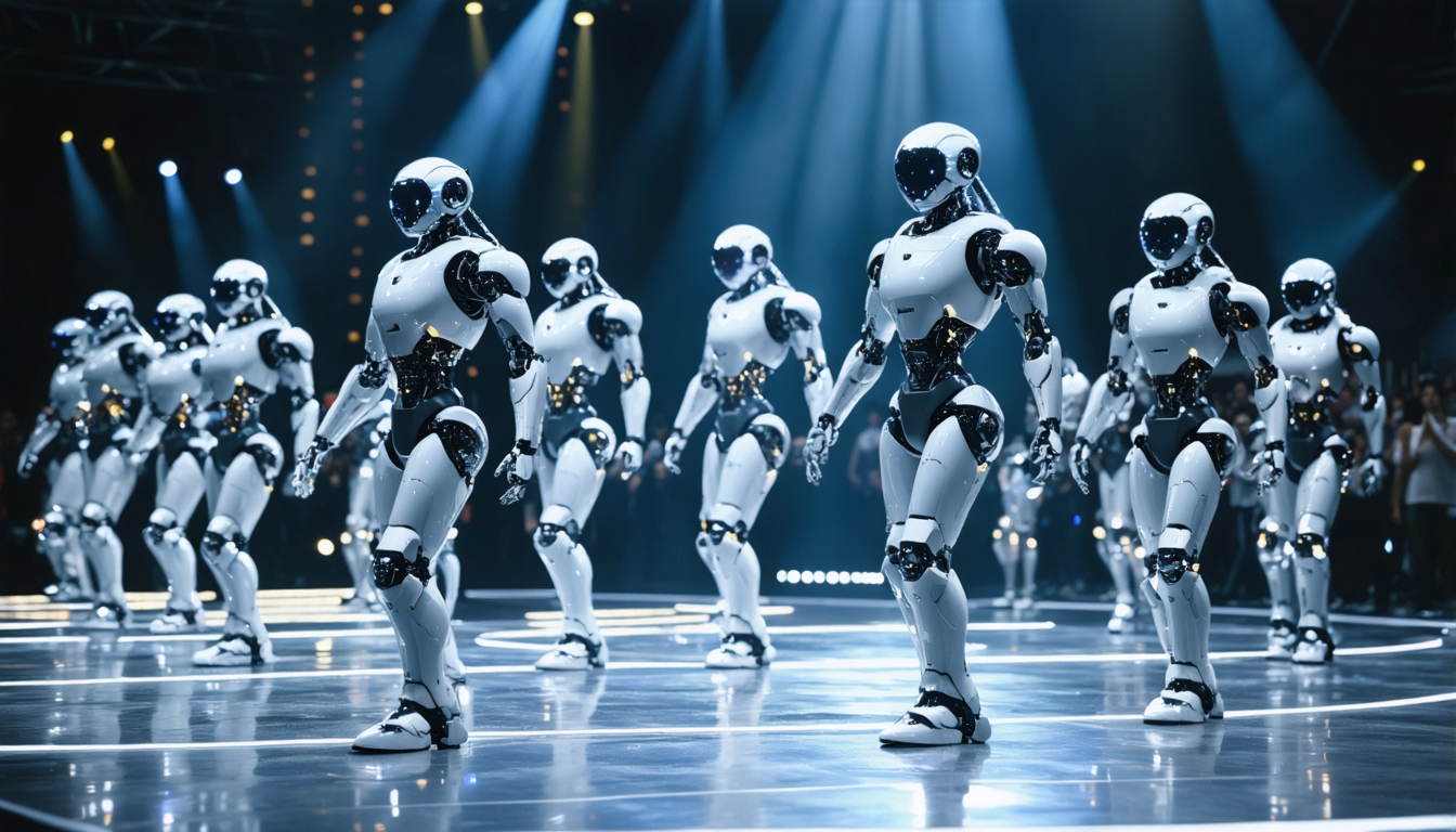 découvrez la performance électrisante de robots chinois qui enflamment la scène avec une danse spectaculaire lors d’un concert extraordinaire.