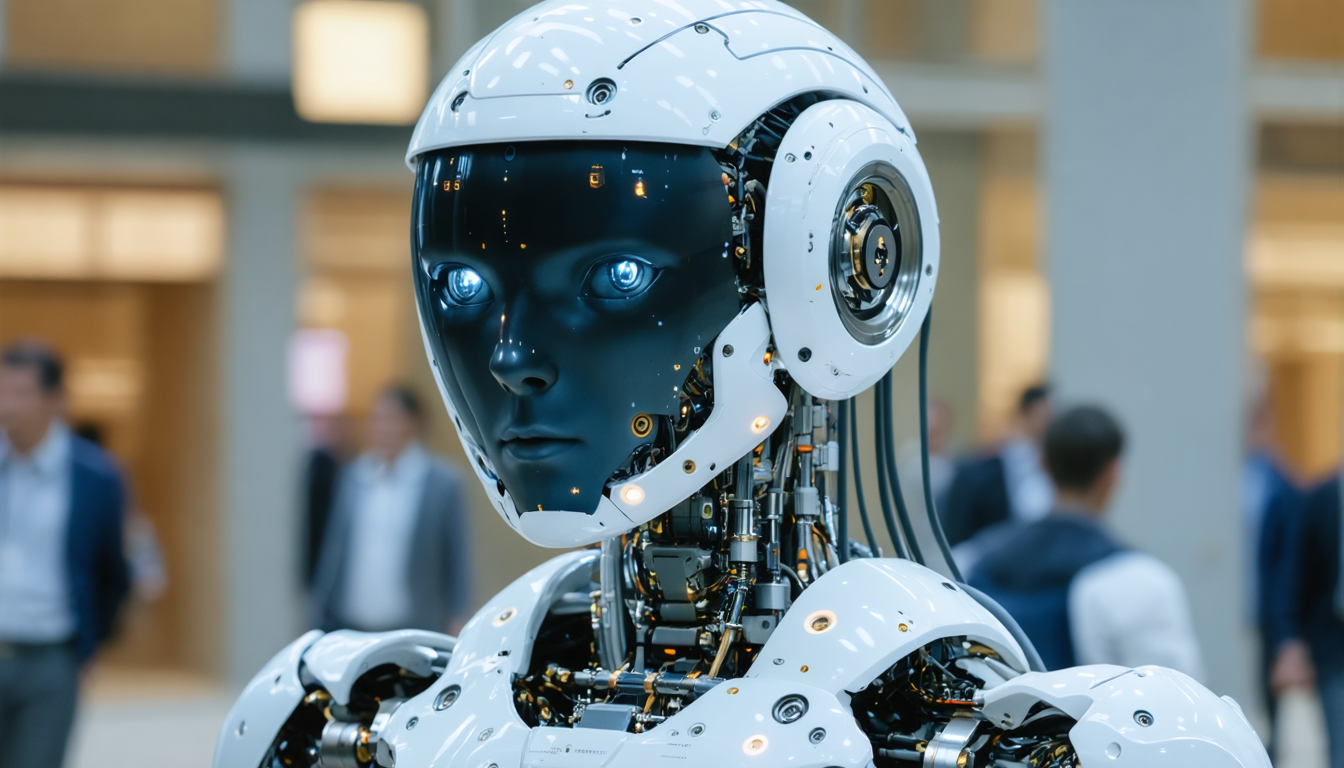 découvrez la vidéo surprenante d'un robot humanoïde en entraînement qui reçoit un coup inattendu dans ses parties sensibles. une scène à la fois drôle et étonnante !