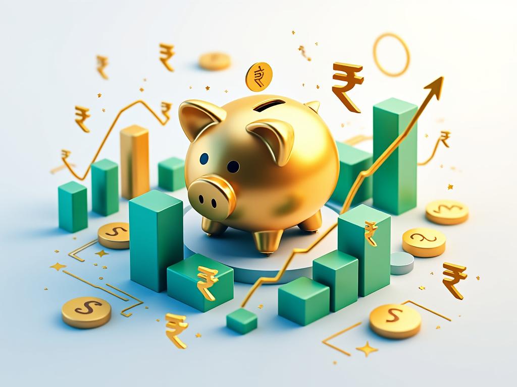 गोल्डन पिग्गी बैंक, भारतीय रुपया, वित्तीय वृद्धि