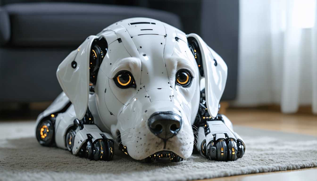 découvrez tombot jennie, l’animal robotique conçu pour vous offrir un soutien émotionnel quotidien grâce à sa présence réconfortante et interactive.