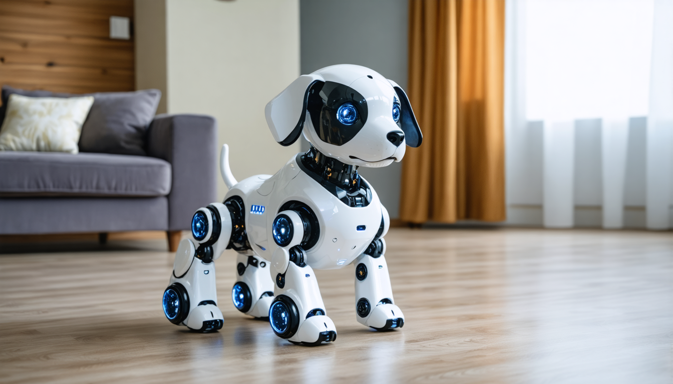 découvrez tombot jennie, l’animal robotique innovant conçu pour vous offrir un accompagnement émotionnel apaisant et réconfortant au quotidien.