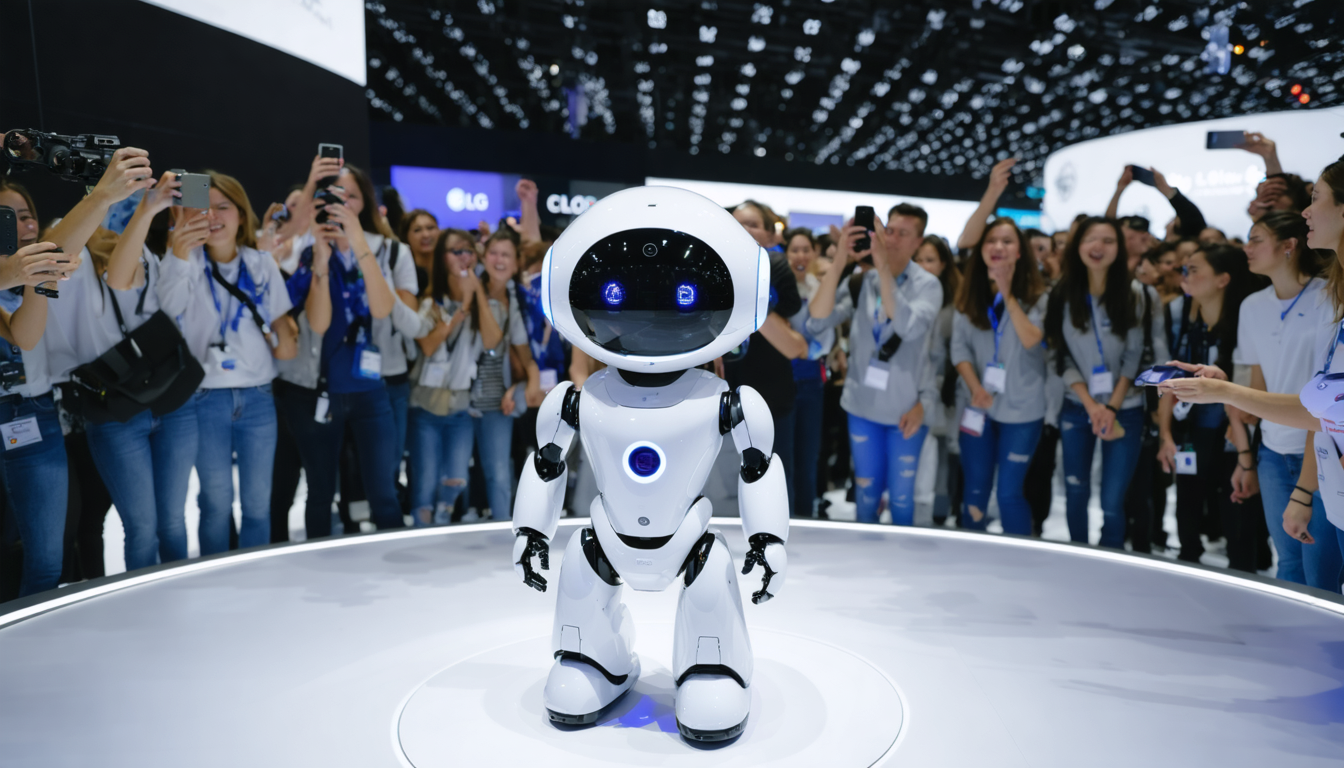 découvrez comment le robot lg cloid a captivé le public au ces 2026 grâce à ses innovations révolutionnaires et son design futuriste.