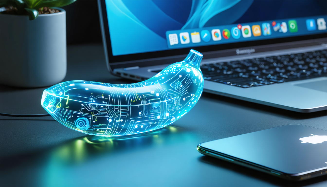 découvrez nano banana, l'ia générative d'images développée par google, désormais disponible sur chrome pour créer des visuels innovants en un instant.