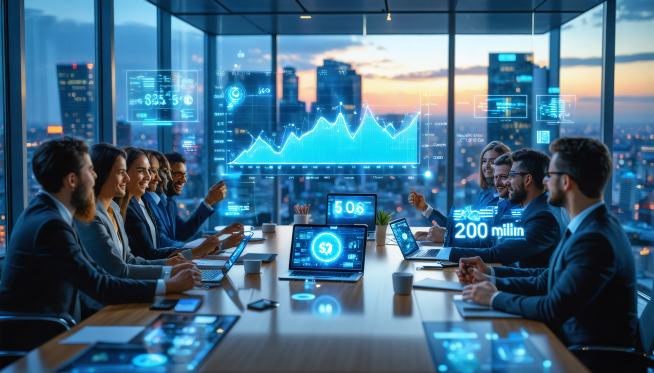 synthesia lève 200 millions d'euros, propulsant sa valorisation à un nouveau sommet et renforçant sa position de leader dans la technologie vidéo.