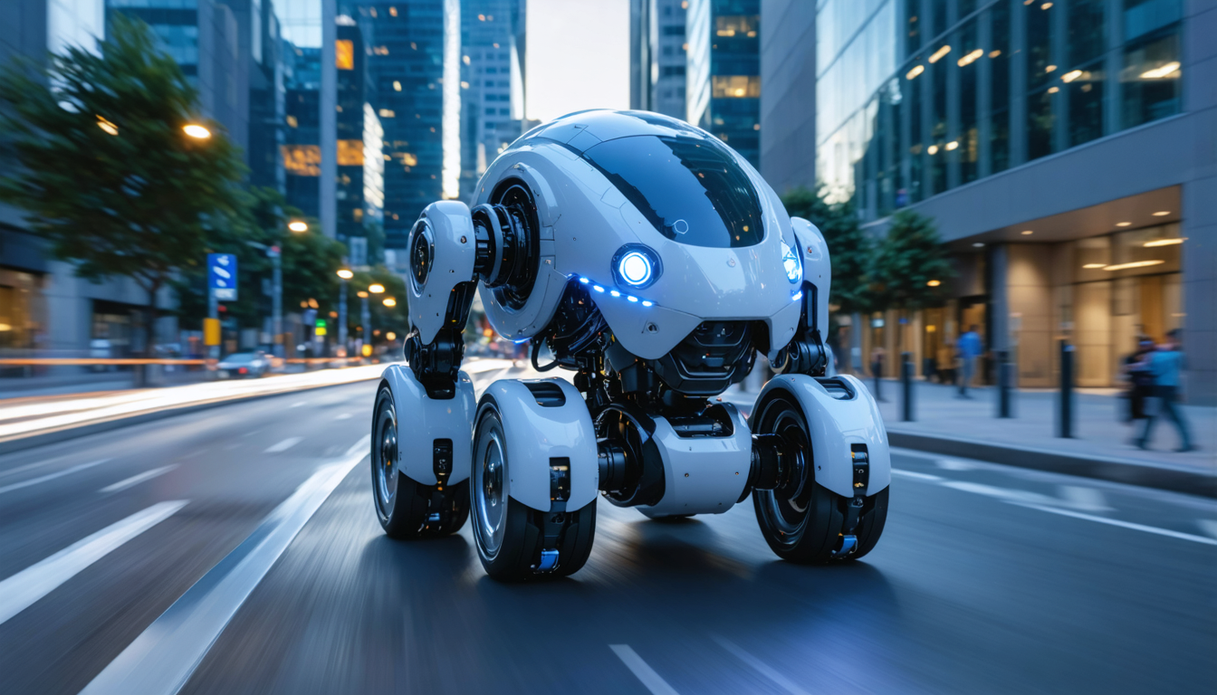 découvrez le g1-d de unitree, un robot humanoïde innovant équipé de roues ultra rapides alliant agilité et technologie de pointe pour des performances révolutionnaires.