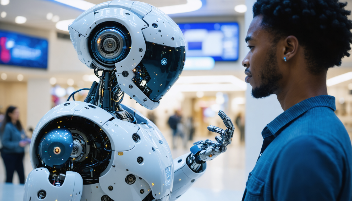 découvrez la toute première conversation enregistrée entre deux robots humanoïdes, une avancée révolutionnaire dans l'intelligence artificielle et la robotique.