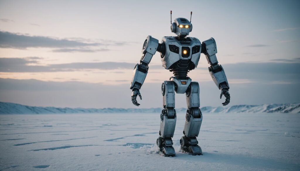 Vídeo : Este robô bate um recorde ao caminhar 130.000 passos no gelo a -11°C
