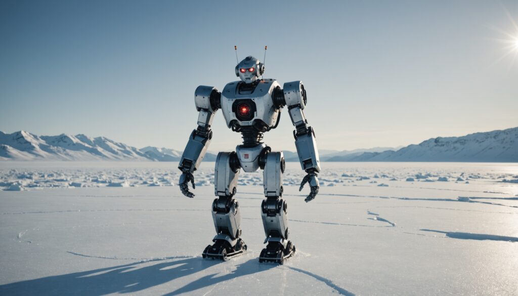 Vidéo : Ce robot pulvérise un record en marchant 130 000 pas sur glace à -11°C