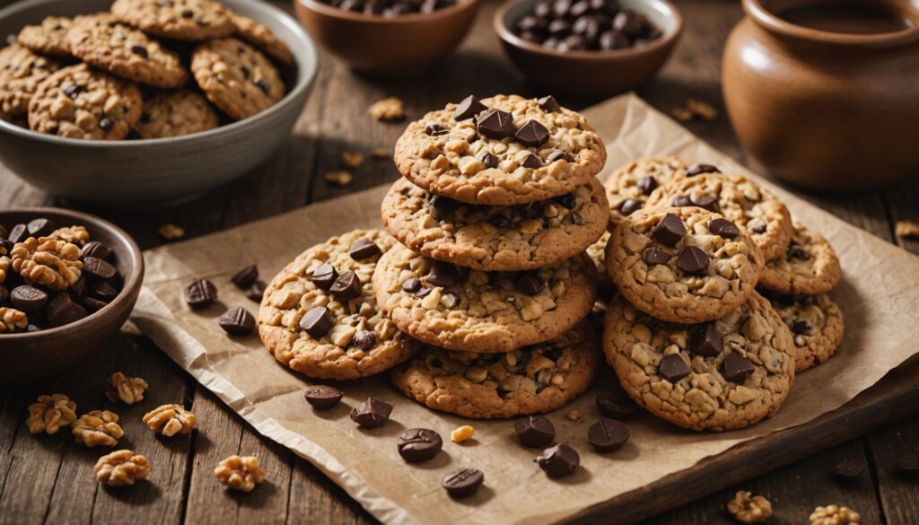 Delikatne ciasteczka owsiane z rodzynkami i czekoladą: smakołyk do wypróbowania już dziś wieczorem