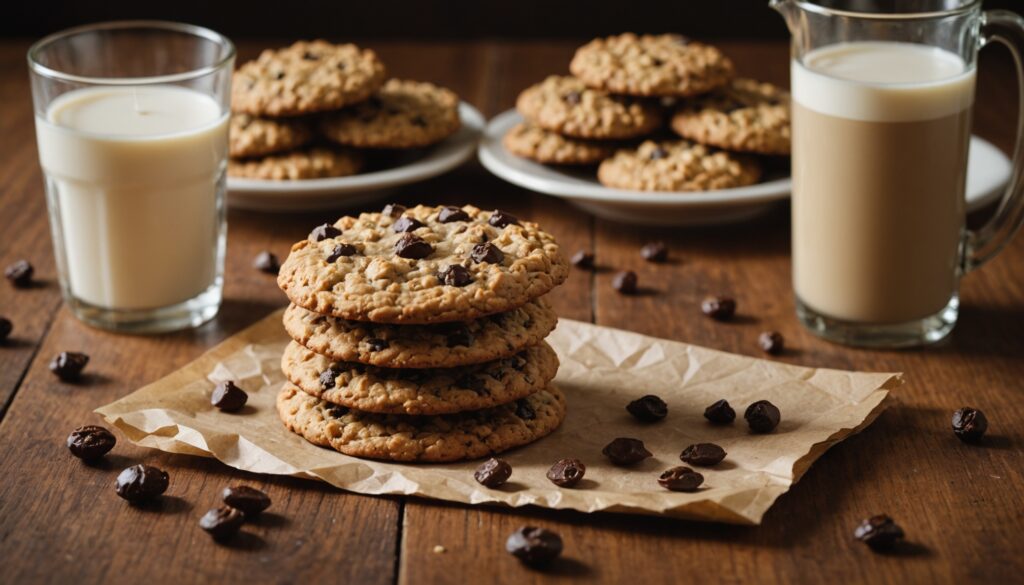 Biscoitos leves com aveia, passas e chocolate: uma delícia para experimentar já esta noite