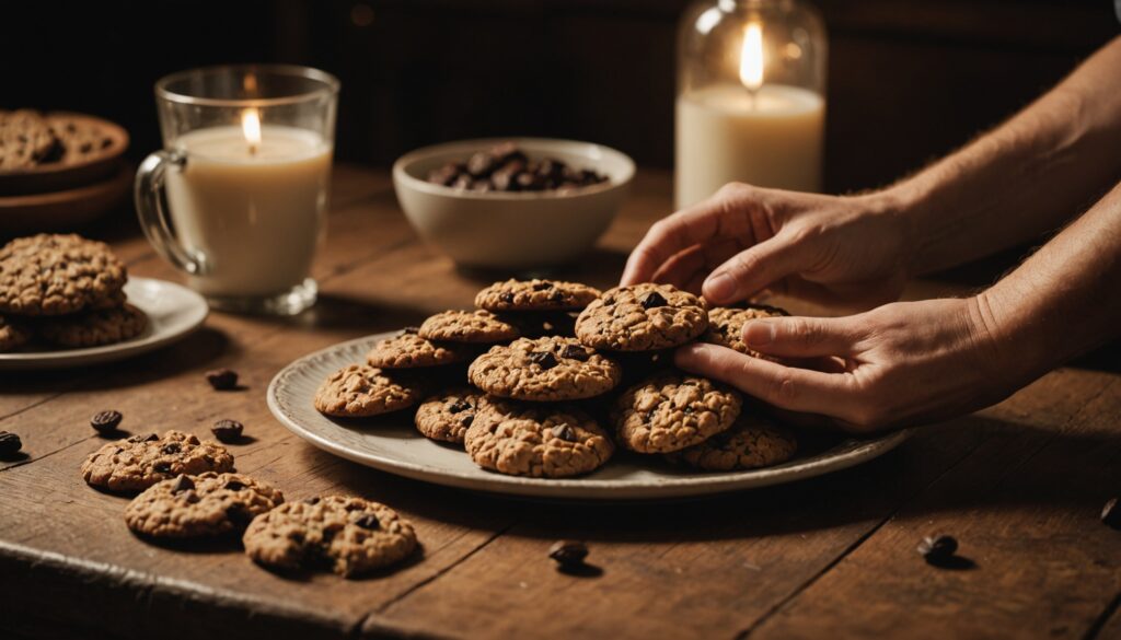Galletas ligeras de avena, pasas y chocolate: un capricho para probar esta misma noche
