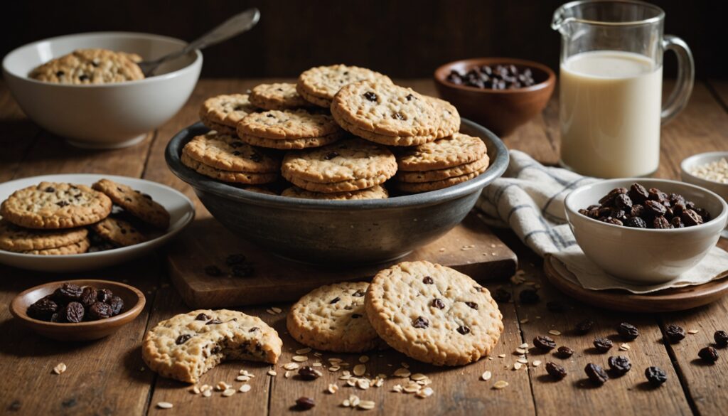 ओट के फ्लेक्स, किशमिश और चॉकलेट के हल्के बिस्कुट: आज ही इस मिठास को आज़माएं