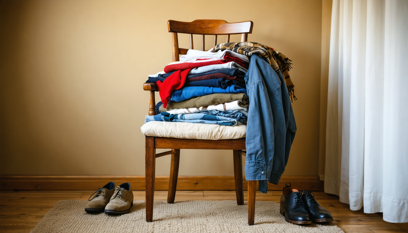 découvrez ce que le fait d'avoir une chaise chargée de vêtements révèle sur votre personnalité et vos habitudes quotidiennes.