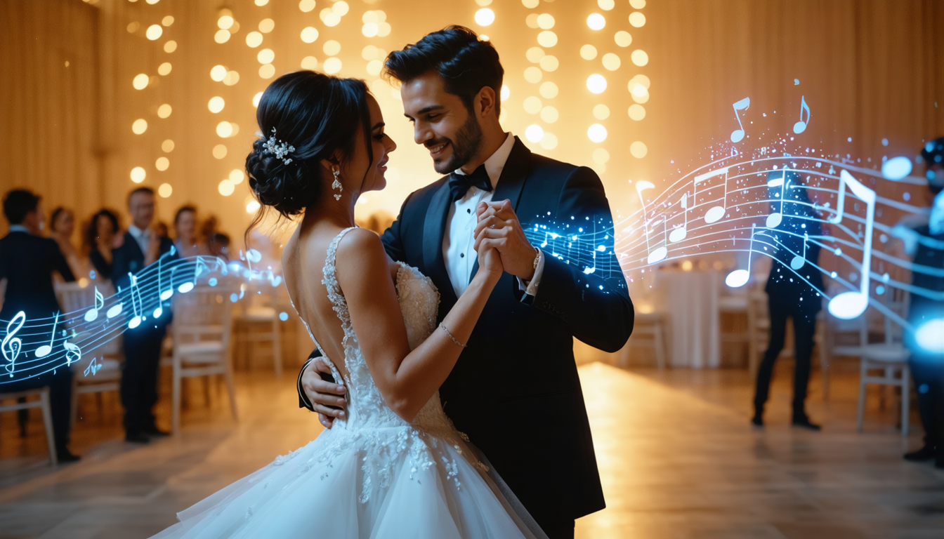 découvrez comment l'intelligence artificielle vous aide à composer une bande-son unique pour rendre votre ouverture de bal inoubliable.