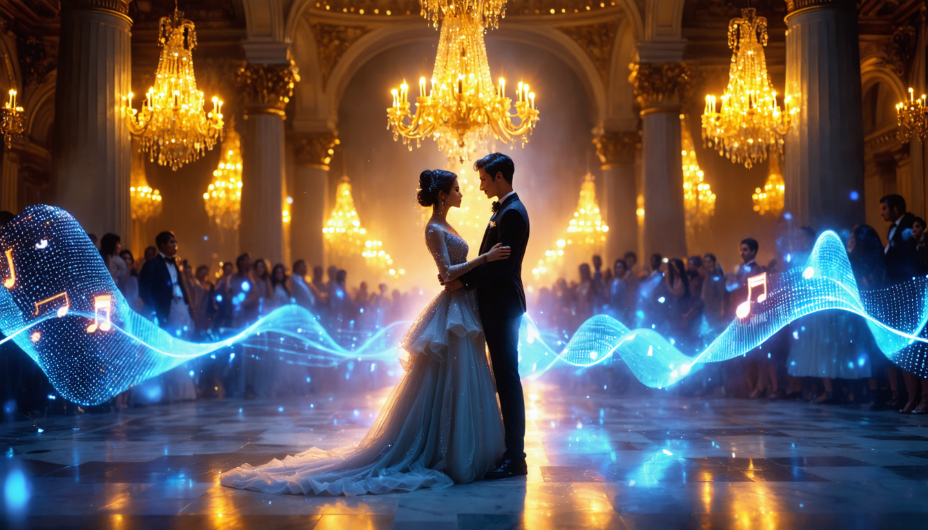 découvrez comment créer une bande-son unique et personnalisée pour votre ouverture de bal grâce à l'intelligence artificielle, et faites de ce moment un souvenir inoubliable.