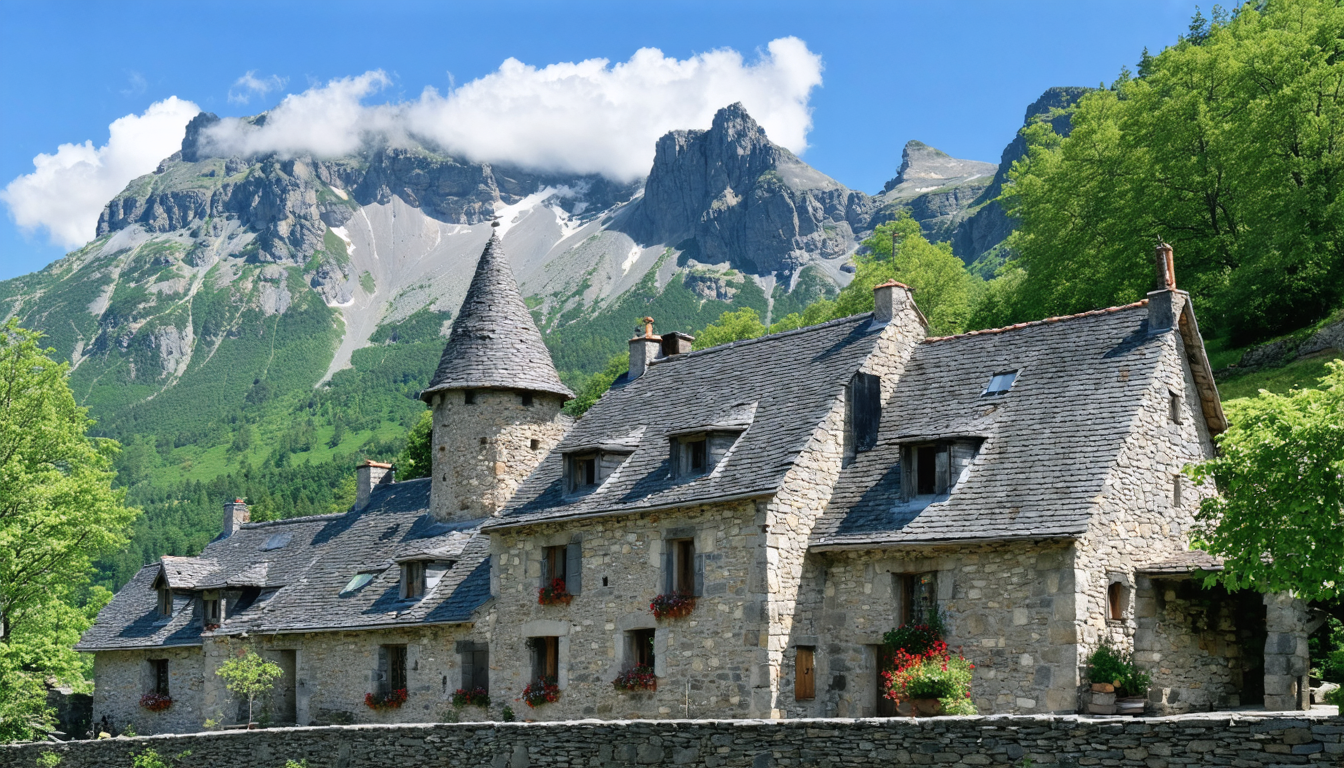 देकुव्रे एक चार्मंत विअलाज दे haute-loire, एक रत्न जो पहाड़ों में बसा हुआ है, फ्रांस के सबसे सुंदर स्थलों में से breathtaking दृश्य प्रस्तुत करता है।