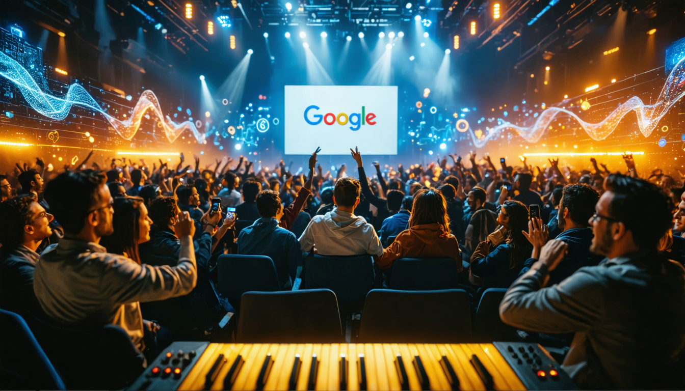 google révolutionne l'industrie musicale en acquérant une intelligence artificielle innovante qui transforme la création et la production musicale.