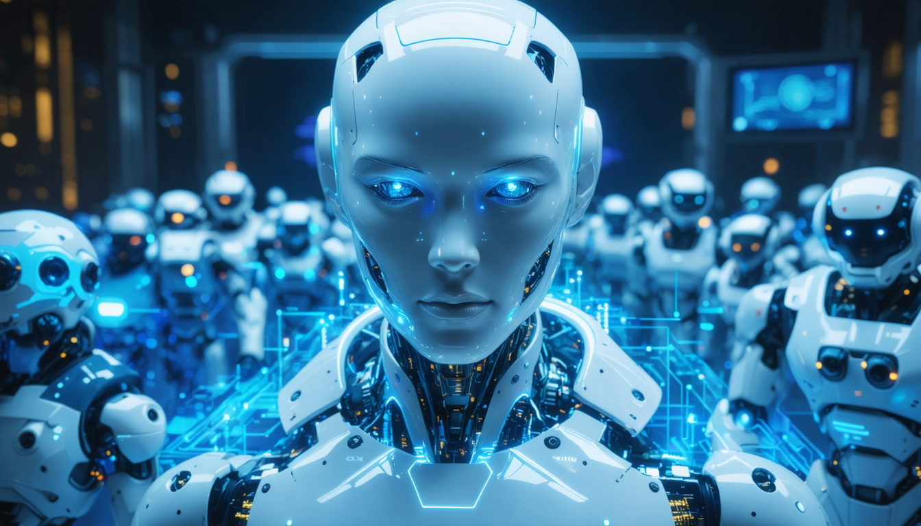 découvrez humanoid, l’intelligence artificielle révolutionnaire conçue pour orchestrer une flotte entière de robots avec précision et efficacité.