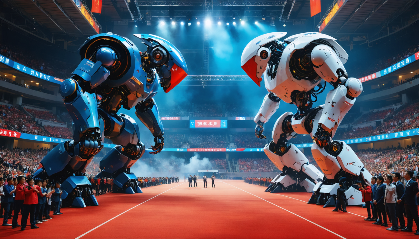découvrez la première ligue de combats de robots en chine et préparez-vous à vivre le choc des machines dans une compétition spectaculaire et innovante.