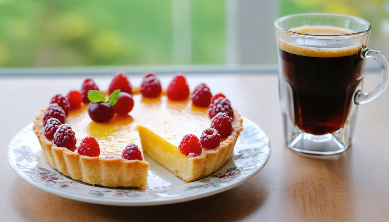 découvrez ma tarte fondante express prête en seulement 10 minutes, un dessert délicieux et facile à réaliser comme un grand pâtissier !