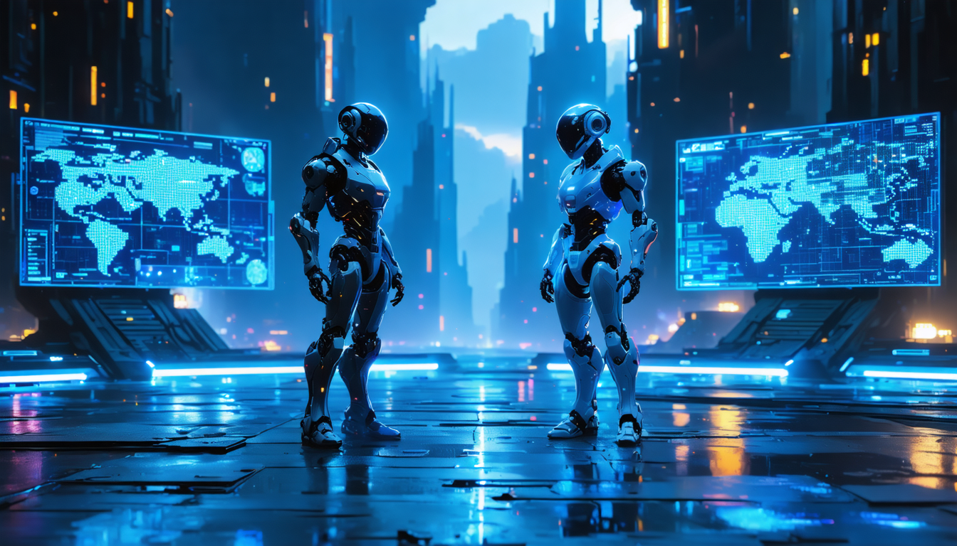 découvrez le duel captivant entre openai et anthropic contre microsoft et salesforce, où les superagents ia redéfinissent l'avenir de l'intelligence artificielle.