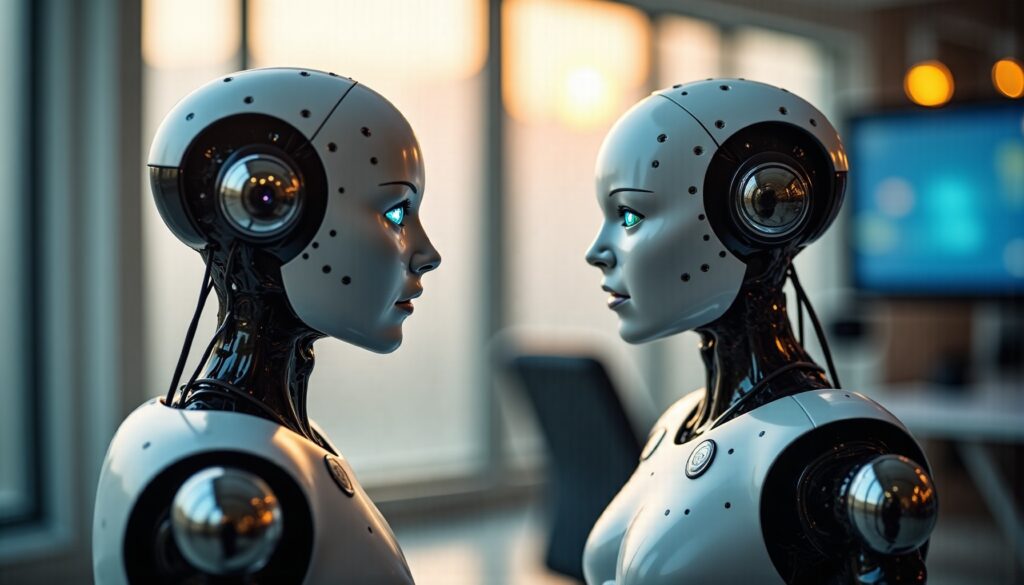 Wideo: pierwsza rozmowa między dwoma humanoidalnymi robotami ujawniona