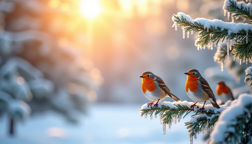 Comment faire de votre jardin un havre d’hiver pour les rouge-gorges : 5 conseils essentiels