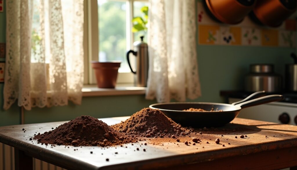 Il segreto delle nostre nonne: come il fondo di caffè ridona vita alle tue padelle
