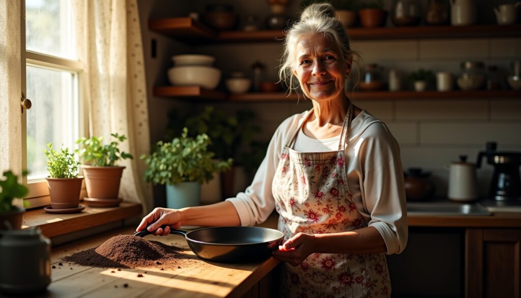 Sekret naszych babć: jak fusy po kawie przywracają życie twoim patelniom