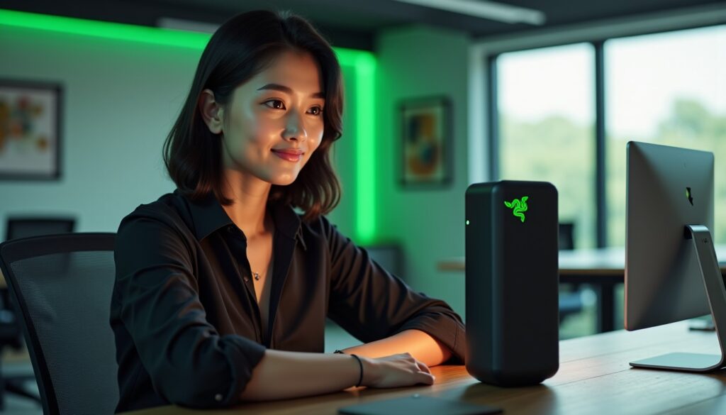 Eu achava que as pequenas amigas IA eram reservadas para geeks solteiros: a Razer mudou totalmente meu ponto de vista