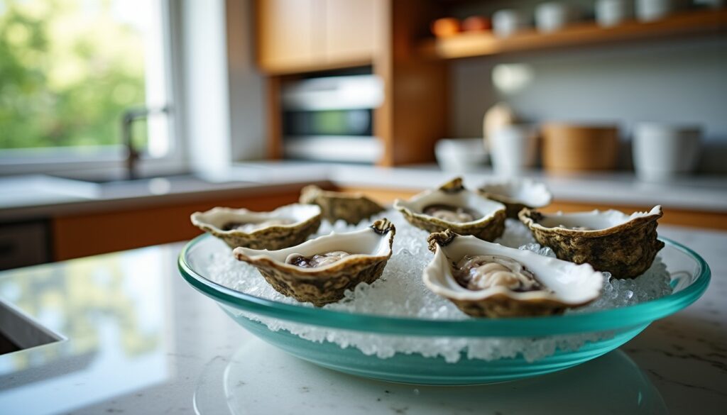 ¿Se deben conservar siempre las ostras en el refrigerador para preservar su frescura?