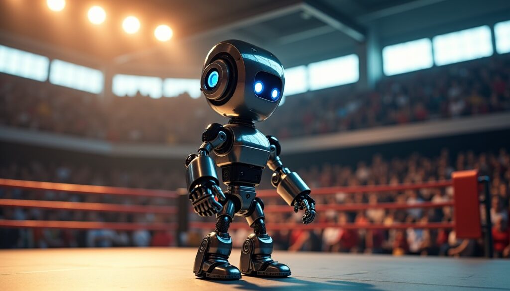 Niepowstrzymana innowacja : ten nowy robot wchodzi na arenę kickboxingu