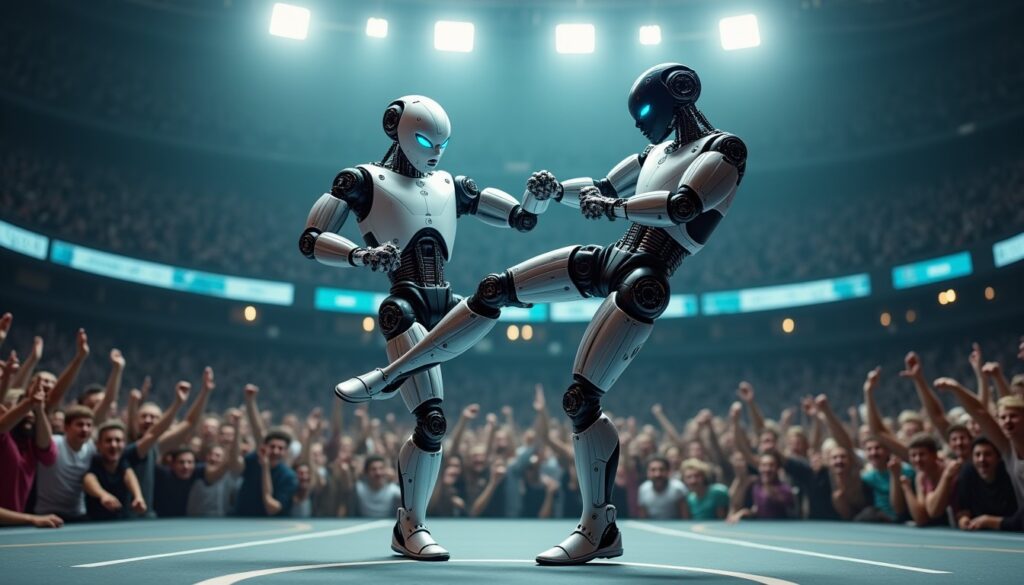 Inovasi tak terhentikan: robot baru ini masuk ke arena kickboxing