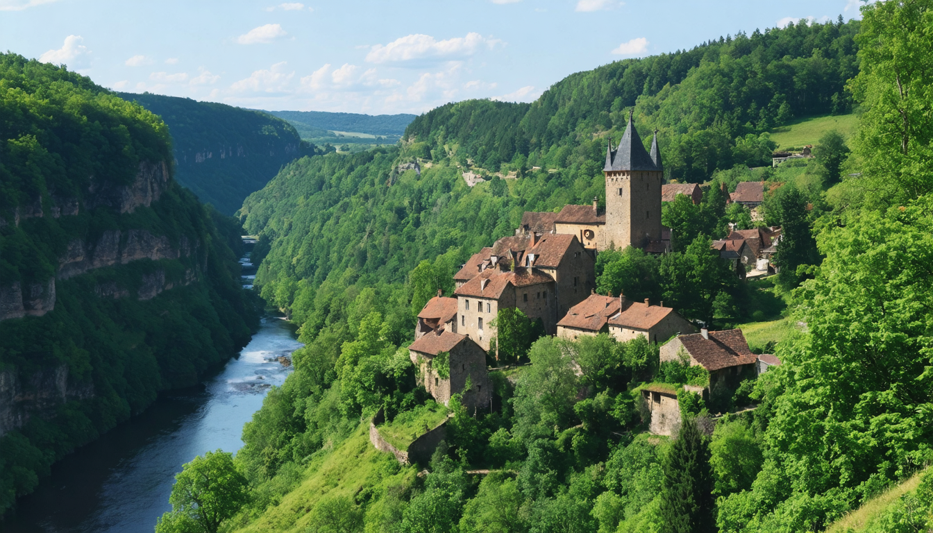 explorez ce village perché pittoresque d'auvergne, reconnu pour sa beauté et son charme unique, élu parmi les plus beaux villages de france.